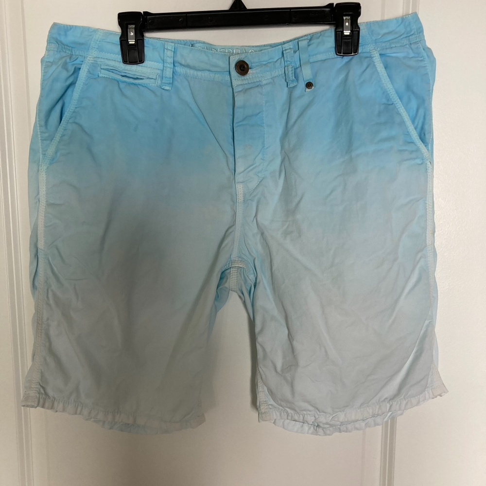 Paperbacks Men's Blue Ombre Shorts - Size 34